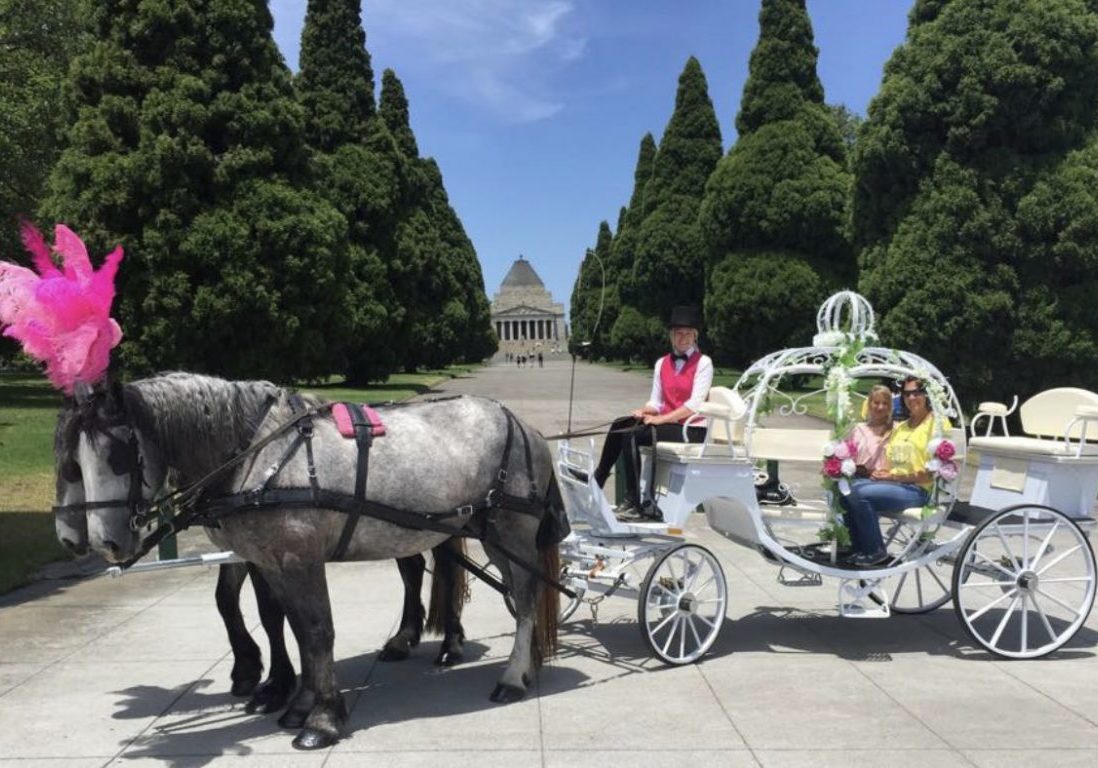 princess carriage at the shrine of remembrance